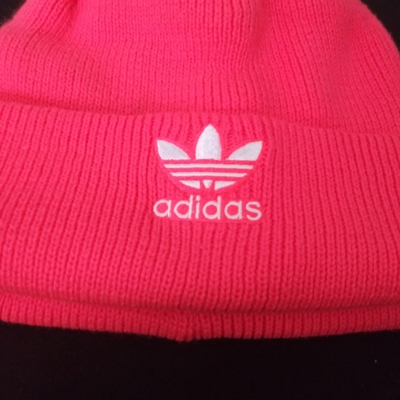 Neon Orange Adidas Beanie | Poshmark